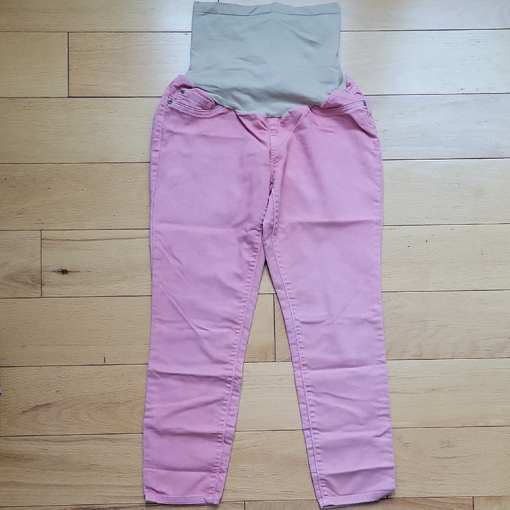 Motherhood Maternity Coral Pink Cropped Pants